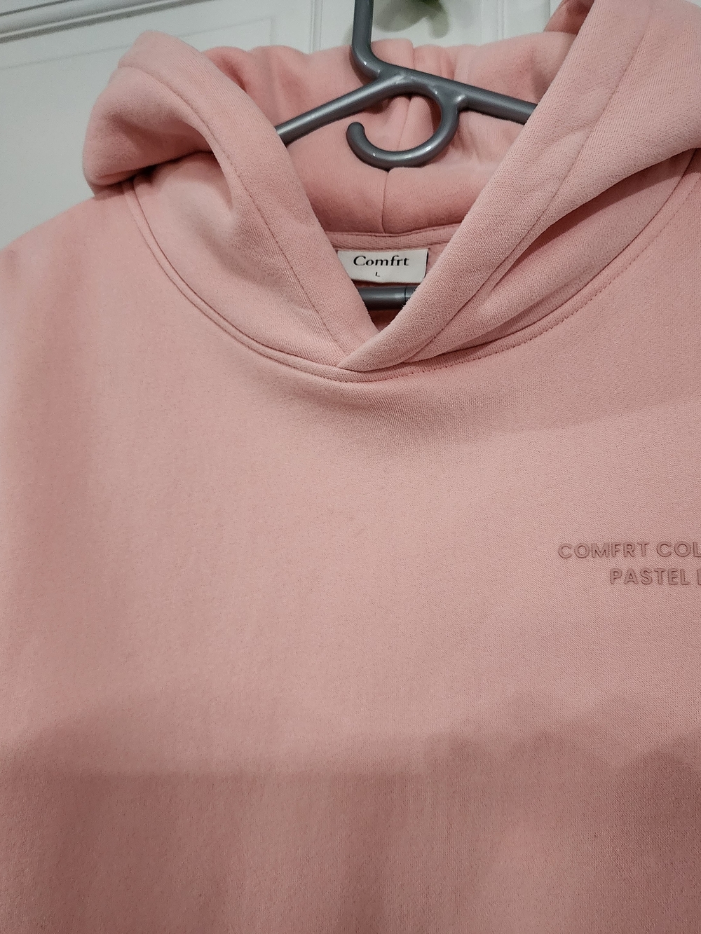Comfort Collection Pastel Coral Oversized Hoodie Fall Fashion Campfire Wear Med. - Picture 2 of 8
